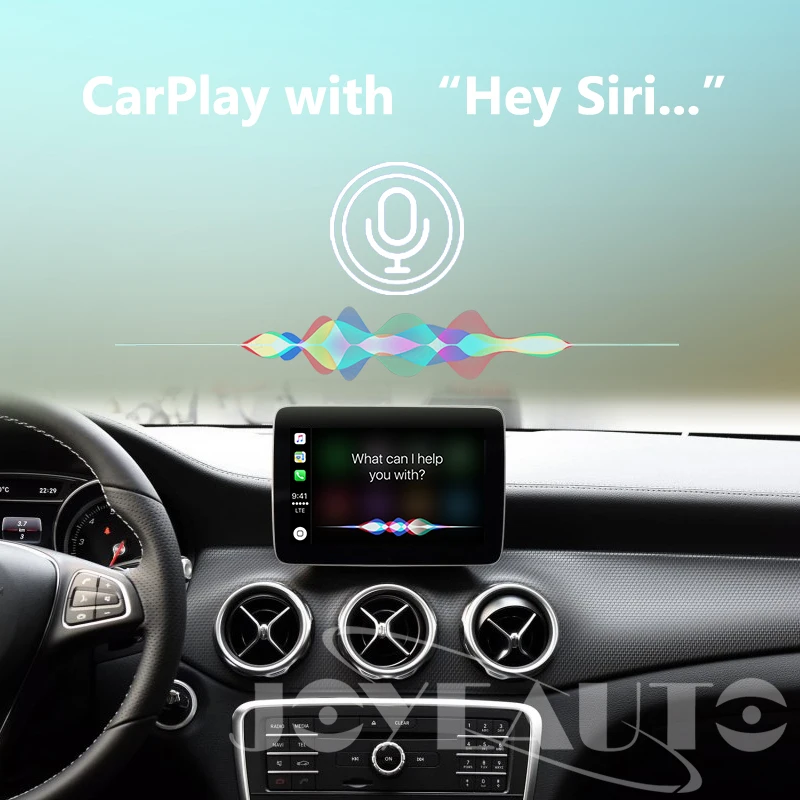 Joyeauto Aftermarket беспроводной Apple CarPlay Retrofit для Mercedes GLA Class X156 X117 15 19 NTG5 Car Play поддержка