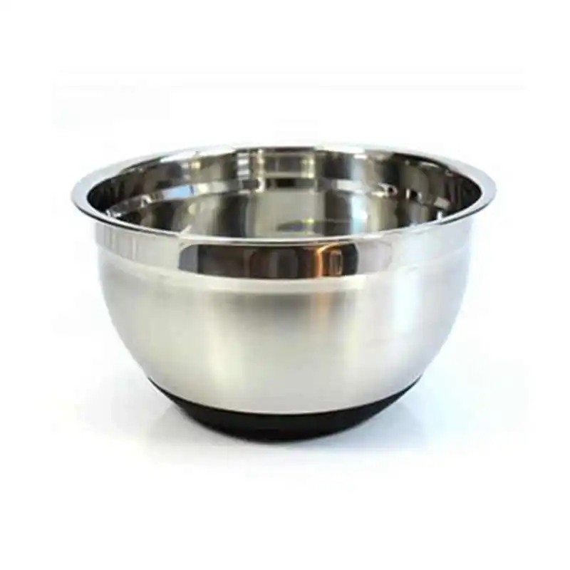 

Stainless Steel Mixing Bowl 20cm Thicken Silicone Bottom Prevent Splash Egg Beating Pan Kneading Basin Fermentation Pot Tools