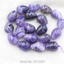 Свободные бусины Аметист капля 15*20 мм 1" для DIY ювелирных изделий FPPJ бусины натуральный драгоценный камень