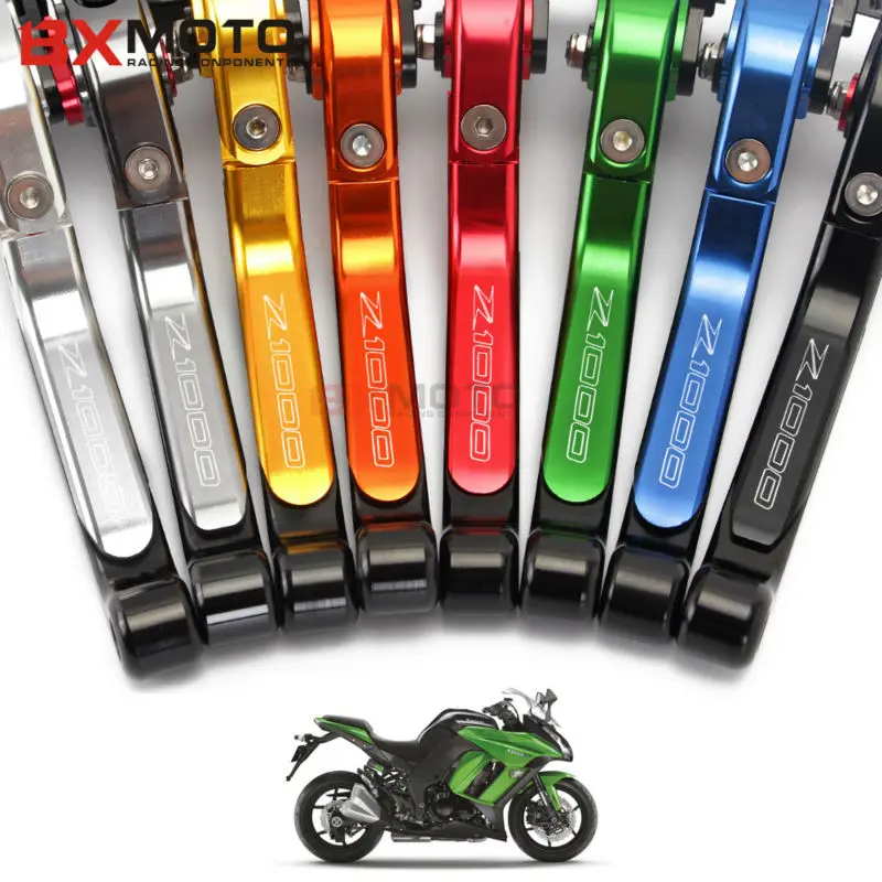 Для Kawasaki ZX6R/636 ZX10R Z1000SX ниндзя 1000 Z1000 Z750r Аксессуары для мотоциклов Черный ЧПУ Алюминий тормозной рычаг сцепления комплект