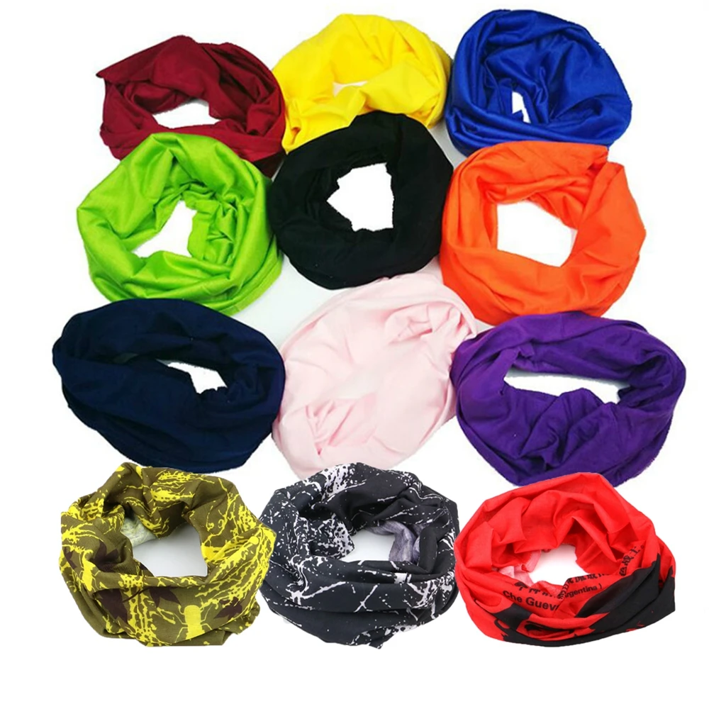 

1PC Men Women's Cycling Bandana Headwear Fishing Headband Moto Bicycle Hijab Head Scarf Face Shield Mask Sports Face Masks