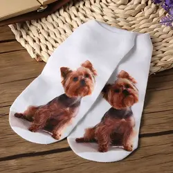 Милый носок Животные 3D печатных прекрасный животных Собака Повседневное милые Стандартный Короткие Носки Укороченные носки 8 видов стилей