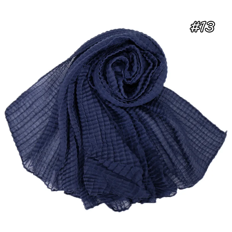 

Hot 2019 Ripple Plaid Scarf Women Spring Soft Viscose Echarpe Muslim Hijab Sjaal Wrap Neck Snood Bufandas Mujer Foulard Sjaal