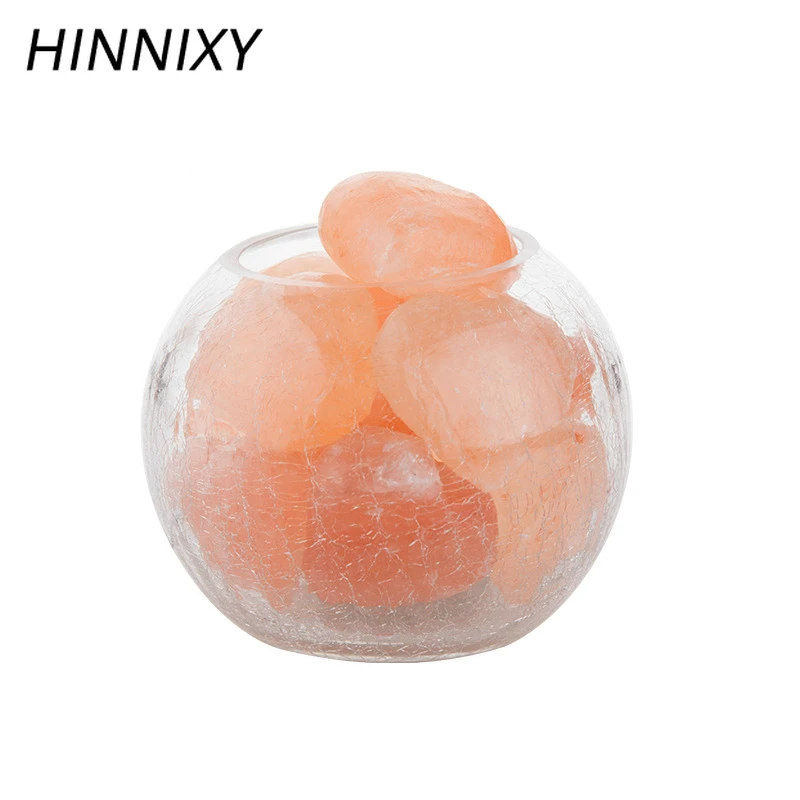 Hinnixy стеклянная цилиндрическая лава лампа Himalaya Salt ночной Светильник креативный Диммируемый usb зарядка прикроватный светильник для спальни