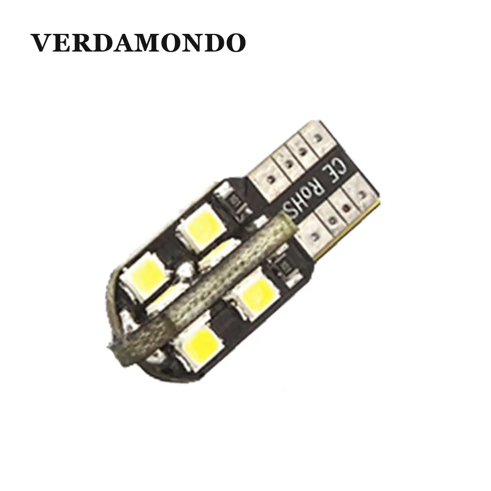 

T10 W5W 194 168 LED 16 2835 SMD Car Lights Dome License Plate Door Side Marker Lamp Clearance Bulbs 12V Warm White