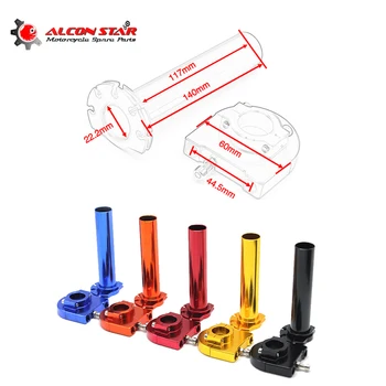 

Alconstar 7/8'' 22mm Throttle Grip With Cable Motorcycle Handle Bar Grip Throttle Assist CNC Alloy Twist Gas Throttle Handle