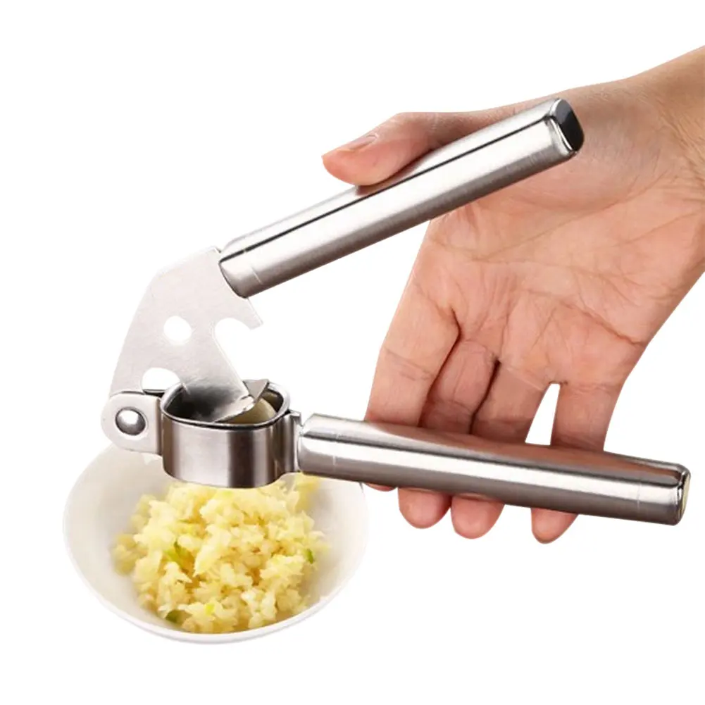 Stainless Steel Squeeze Crusher Garlic Presses Fruit & Vegetable