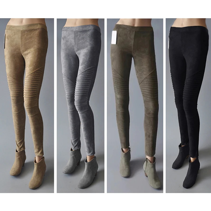 Bella philosophy замшевые штаны с эластичной резинкой на талии, женские повседневные обтягивающие брюки-карандаш, обтягивающие эластичные брюки, Pantalon Femme