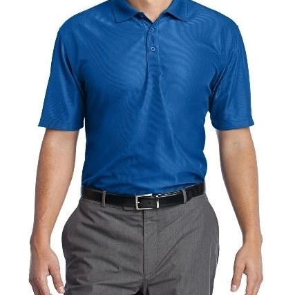 Port Authority K512 Performance Vertical Pique Polo T-Shirt Blue Jewel - Small (1)