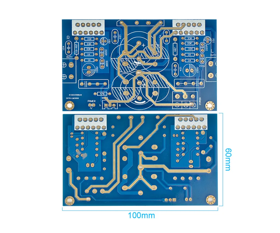 Плата усилителя DIY наборы LM3886 усилитель мощности 68 Вт+ 68 Вт запасные части плата amps