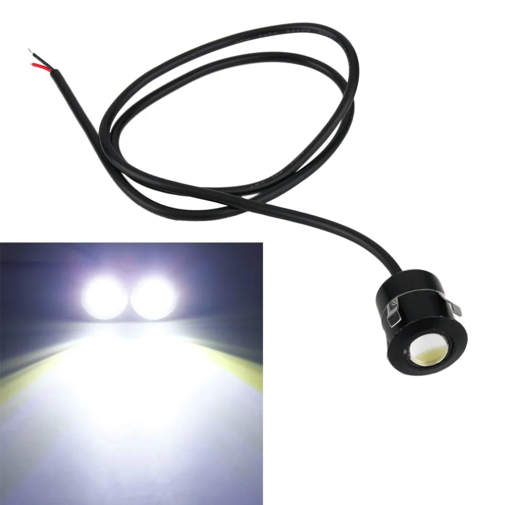 

New 9W White Radar Eagle Eye Lights 12V Daytime Running Light Reverse Fog Lamps