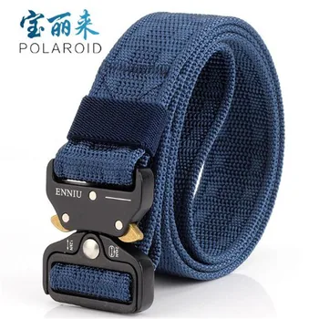 

Tactical Belt ENNIU NEW Nylon Outdoor Sports Belt 125x3.8cm Military Adjustable Belt with Metal Buckle Hunting Accessories