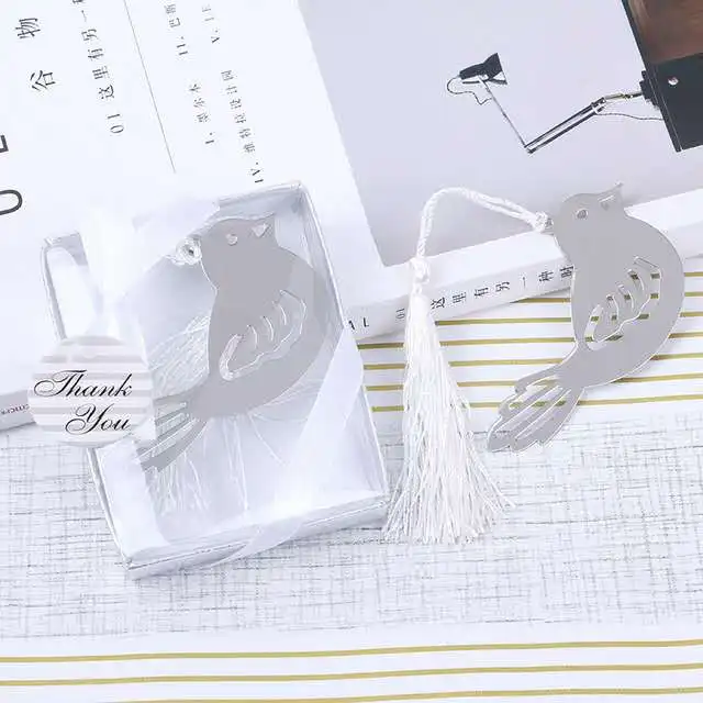 

ITSCHY 1pcs Love Bird Bookmark wedding gift for guests baby shower favor baby shower souvenirs lembrancinha de casamento