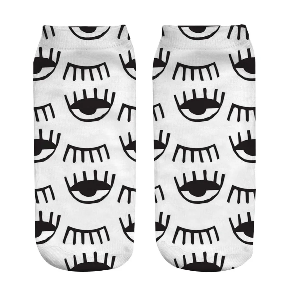 1 пара короткие носки с 3D принтом 19 х8 см|3d socks|low ankle socksankle socks |