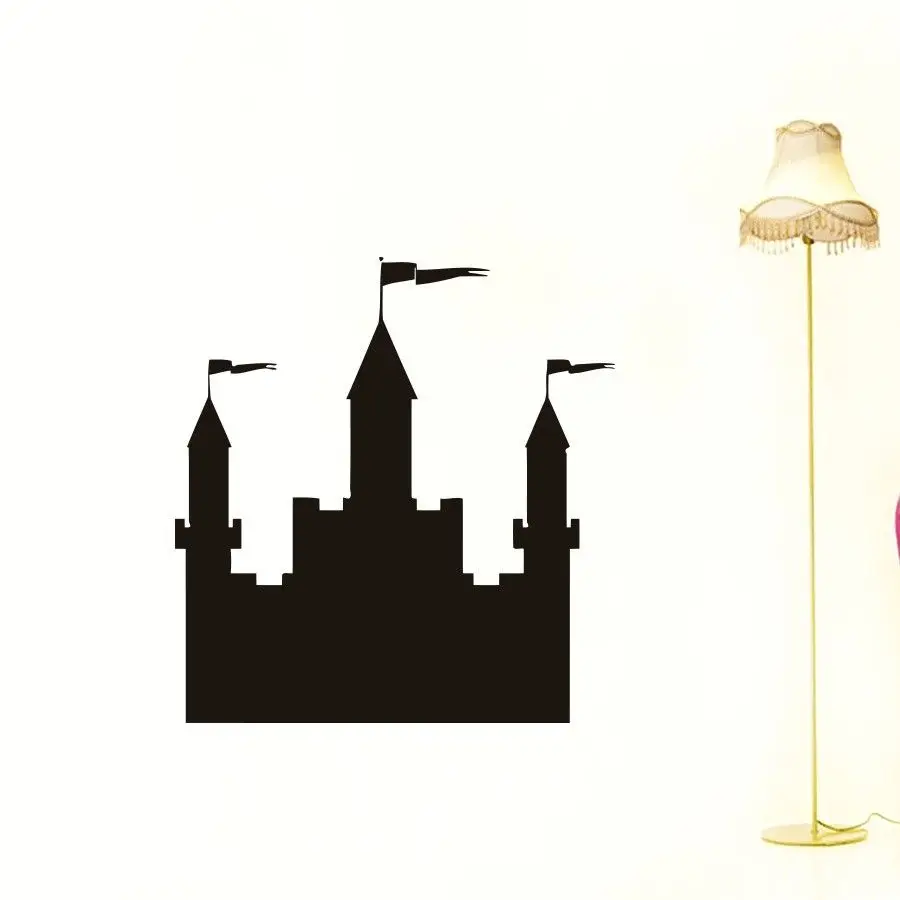 CASTLE WALL VINYL STICKER DECALS ART MURAL in Wall Stickers from Home