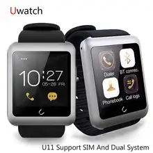 Smartwatch U11 Bluetooth Männer SmartWatch Montre Telefon mit Sim-karte Unterstützung Android & IOS PK DZ09 GV18 GT08 Reloj Inteligente