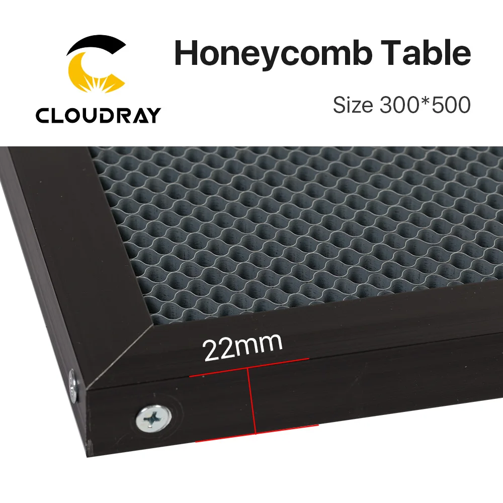 Cloudray 벌집 작업 테이블 300*500mm 사용자 정의 크기 보드 플랫폼 레이저 부품 CO2 레이저 조각기 절단기