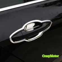 Для Фольксваген Passat B8 стайлинга автомобилей Экстерьер ABS Chrome Боковая дверь ручка чаши Крышка обрезать 8 шт. стикер Интимные аксессуары