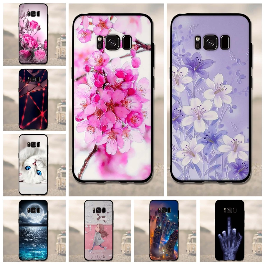 Ультратонкий Мягкий силиконовый чехол для Samsung Galaxy S8 телефона S 8 G950F G950 G950FD