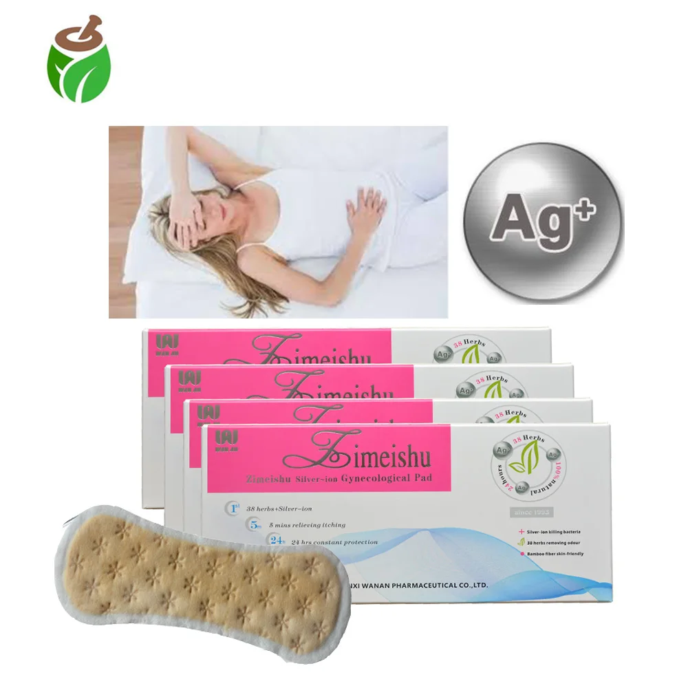 40 pieces/4 Packs Silver ion Sanitary Pad Napkin Swabs Women Healthy