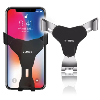 Car Phone Holder Universal Air Vent Mount Clip Cell Holder Stand For iPhone Samsung Huawei lite