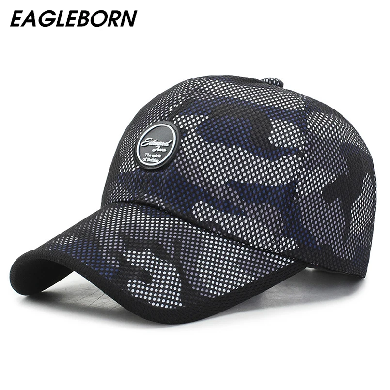 [EAGLEBORN] спортивная летняя бейсболка Мужская женская шляпа бренда Gorra Hombre Snapback уличная Кепка водителя грузовика