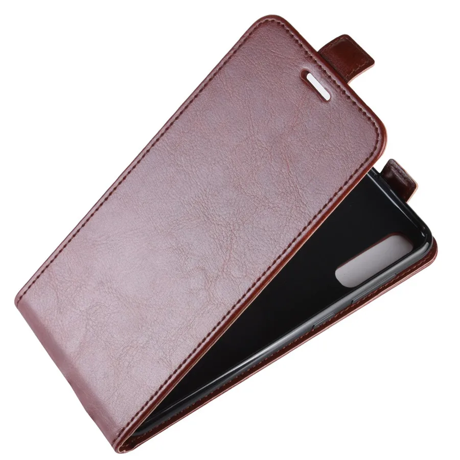 

For Samsung A50 Case on samsung A50 SM-A505FD Case Flip 6.4" Leather Vertical Book Case for SAMSUNG Galaxy A50 A 50 A505 Cover