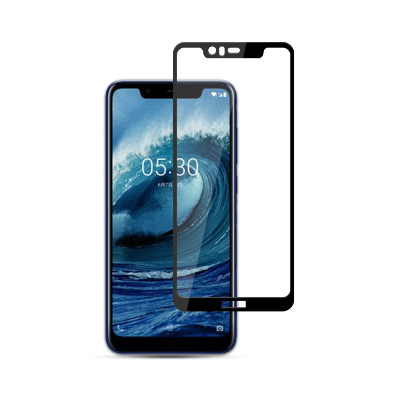 

3D Tempered Glass For Nokia X5 2018 Full Cover 9H Protective film Explosion-proof Screen Protector For Nokia 5.1 Plus TA-1109S