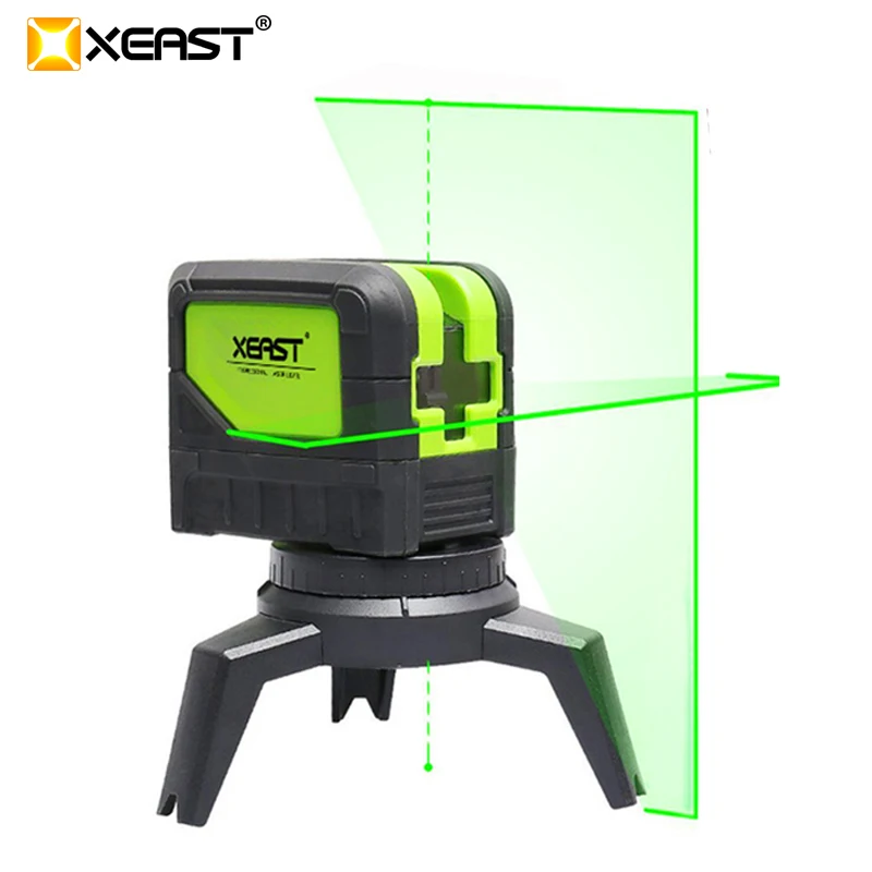 

XEAST NEW XE-M03 Laser Level 2Line 1 Dots 1V1H 360 degree Self-leveling Cross horizontal vertical Red Green laser level