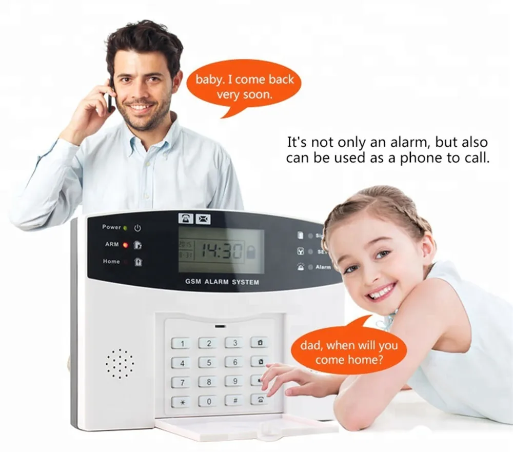Wyświetlacz lcd bezprzewodowy alarm bezpieczeństwa w domu zestaw do organizacji alarm gsm domofon pilot automatyczny IOS aplikacja na androida Wyświetlacz lcd bezprzewodowy alarm bezpieczeństwa w domu zestaw do organizacji alarm gsm domofon pilot automatyczny IOS aplikacja na androida