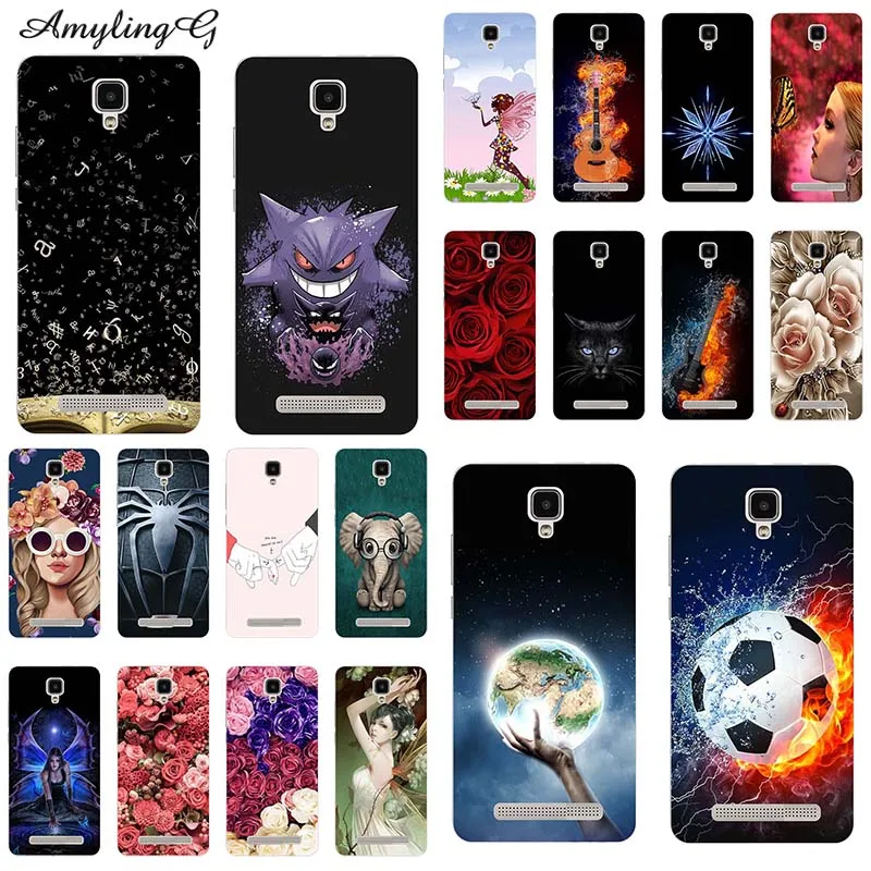 

Soft Phone Case For Doogee X10 X 10 5.0" Case Print Rose Wolf Patterned Cover Soft Silicone Phone Back Shell Bags Fundas Para