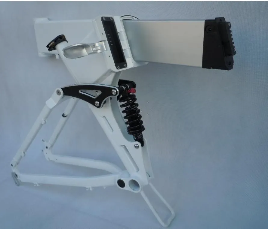 Cheap 26*17inch  Folding   Electric  Mountain bike folding  frame  26er  MTB frame  soft tail  frame with  Battery case 10 Cheap 26*17inch  Folding   Electric  Mountain bike folding  frame  26er  MTB frame  soft tail  frame with  Battery case 10