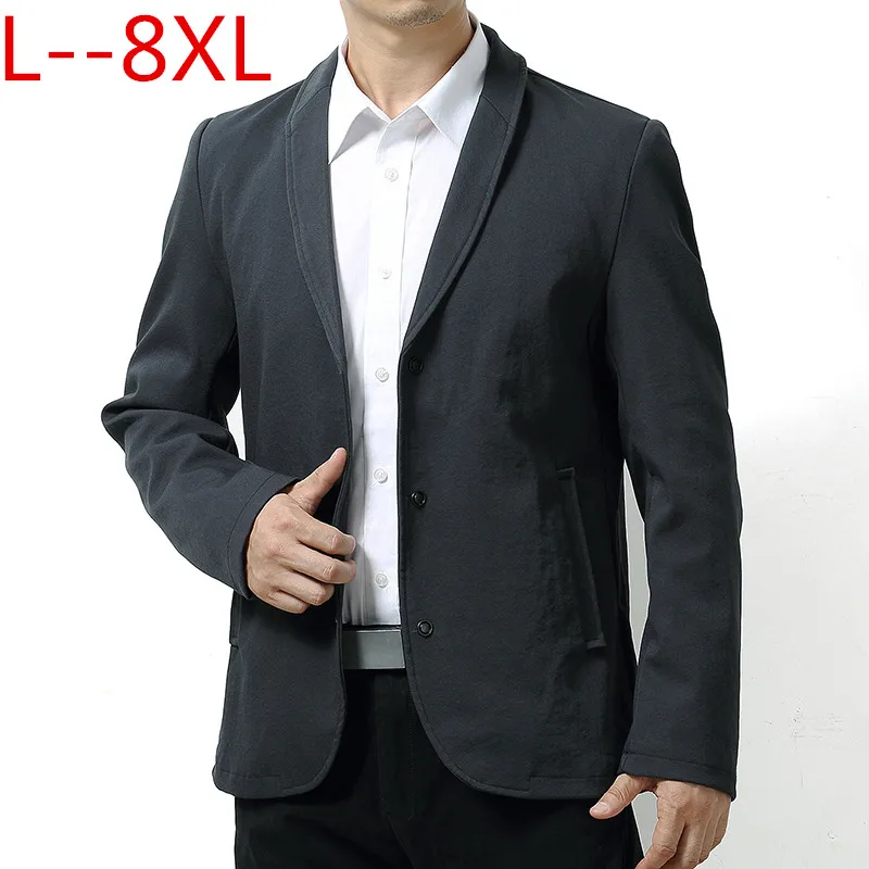 Blazer For Plus Size Men Plus size 8XL 6XL 5XL New Arrival Luxury Men Blazer New Spring High
