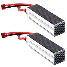 2x 4S 14.8 V 2800 mAh 30C Lipo Batterie Deans Plug pour RC Avion Bateau