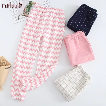 

Fdfklak Autumn winter pajamas pants women pijama pant cotton pajama pants casual sleepwear trousers women's sleep & home pant