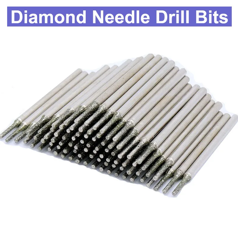 10pcs Diamond Bur Bits Drill For Polishing Engraving Carving Drill Bit Rotary Bit Tool 1.6MM Shank 10pcs Diamond Bur Bits Drill For Polishing Engraving Carving Drill Bit Rotary Bit Tool 1.6MM Shank
