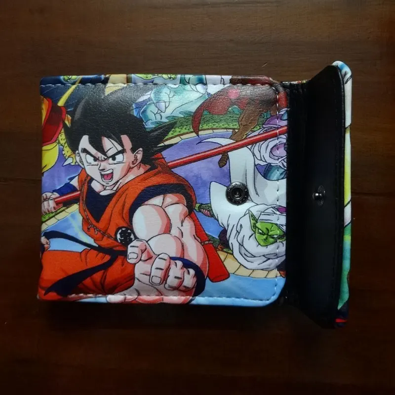 Хит, мужской кошелек Dragon Ball Z, короткий кошелек, carteira masculina, аниме, кожаный держатель для карт, сумки, подарок для мальчика, модные кошельки