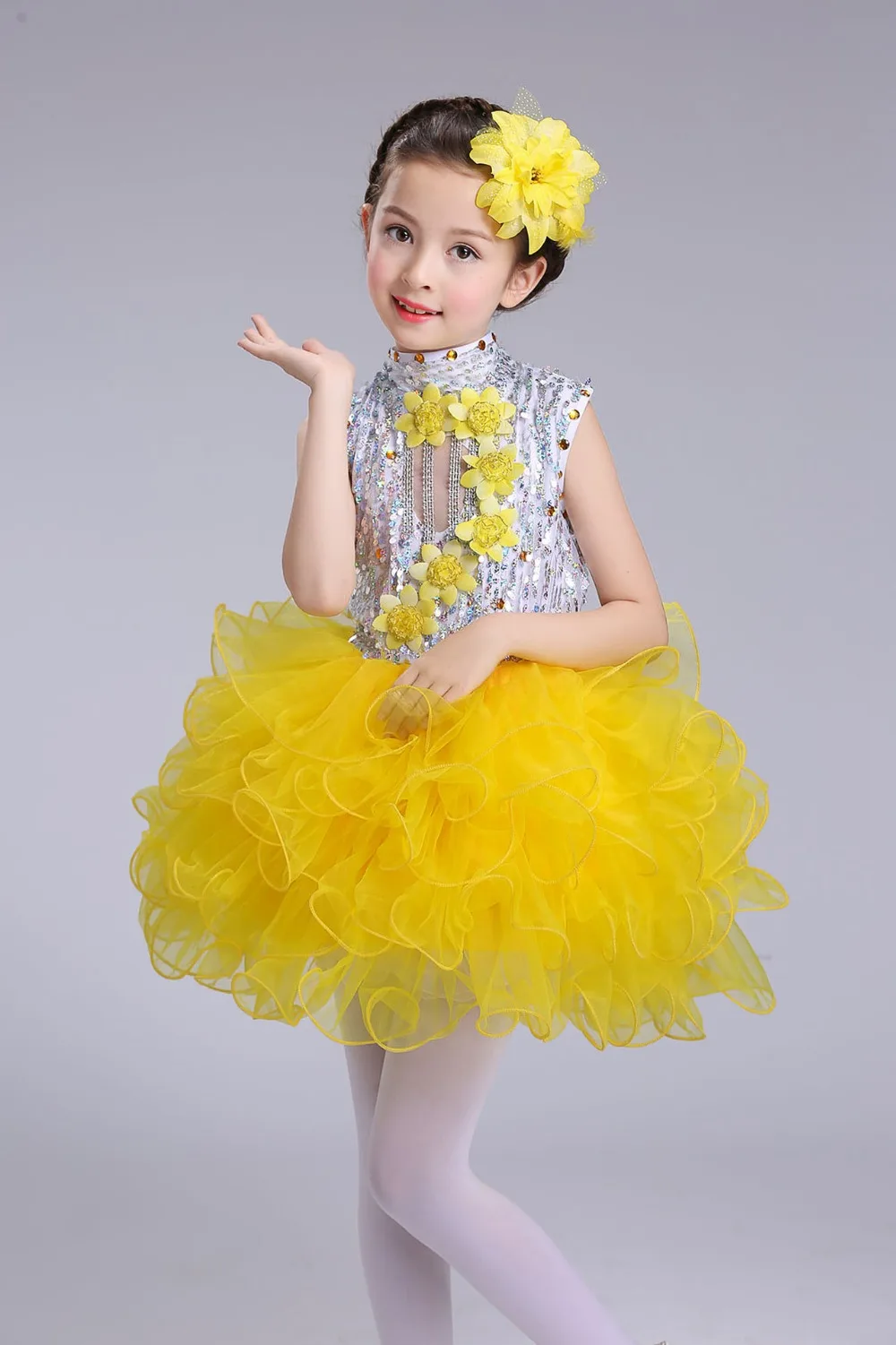 7 цветов, юбка-пачка для девочек, пышная детская балетная юбка-американка, юбки для маленьких девочек, детская танцевальная юбка для джазовых выступлений