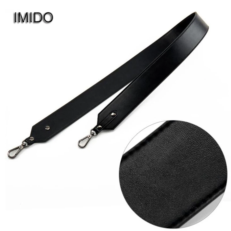 Black Leather Purse Strap Gold Hardware IUCN Water