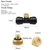 12M Water Mist Spray Electric Diaphragm Pump Kit Misting System Automatic Water Pump Sprayer with Brass Nozzles  for Garden ► Photo 3/6