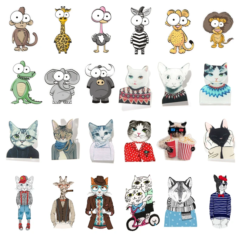 

1 PCS Cartoon Cute Icon Badges for Clothing Icons on The Backpack Decoration Pin Badge Acrylic Badges