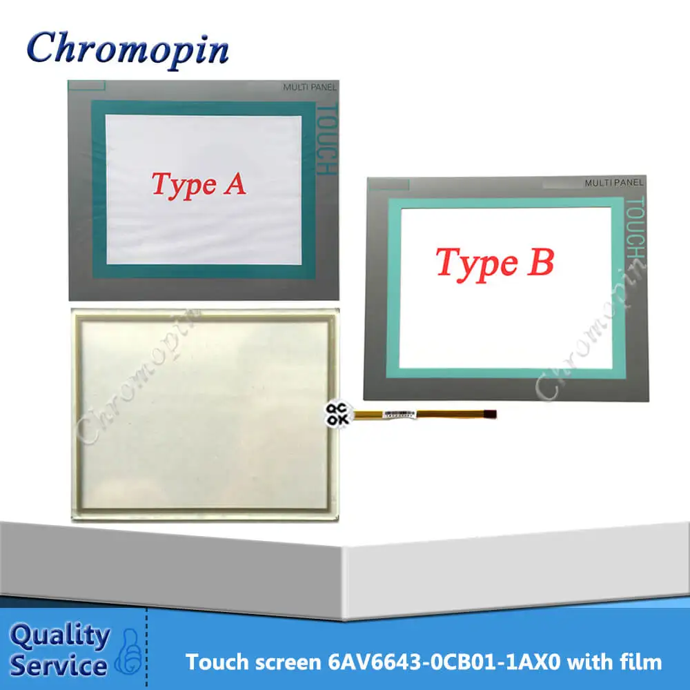 

6AV6643-0CB01-1AX0 Touch Screen Glass 6AV6 643-0CB01-1AX0 Touchscreen with Protective Film for MP277 8'' HMI