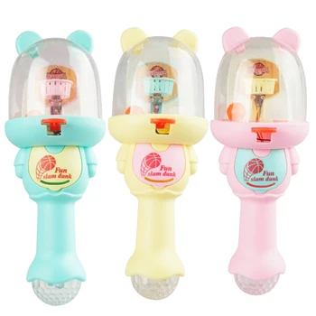 

Vocal Toys Mini Shooting Machine Toy Finger Catapult Basketball Tremble Hand Dunk Toy with Music