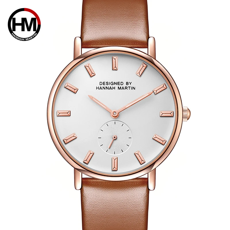 

New Women Fashion Casual Watch 30M Waterproof Business Luxury Brand Female Watches Japan Quartz Movement Ladies Gold Wristwatch