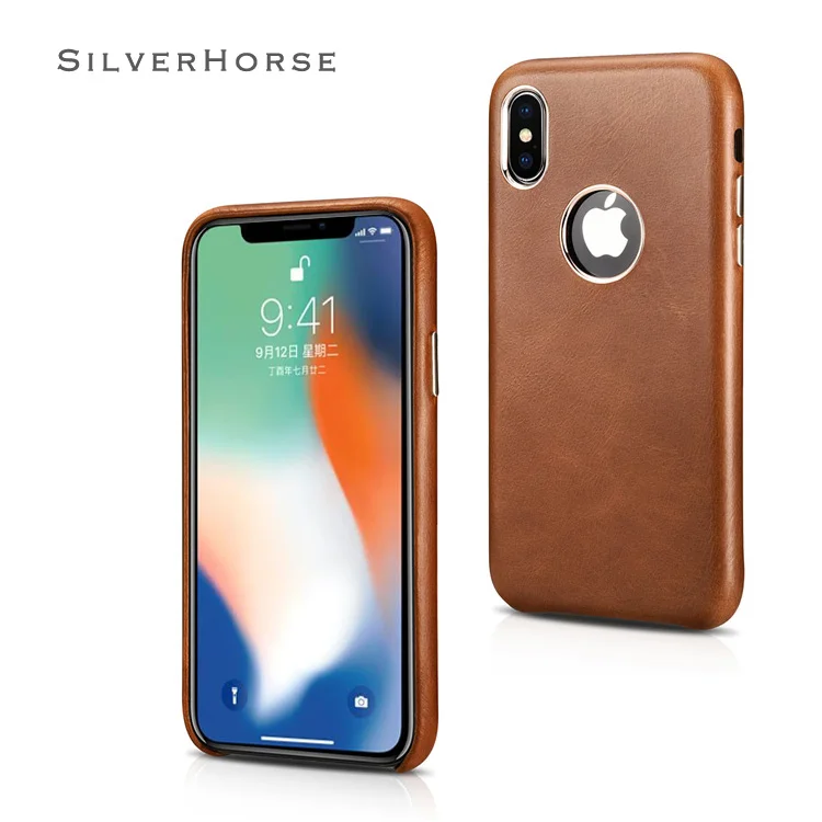

Luxury iCarer Classic Vintage Ultra-thin Leather Case for iPhone XS Max Anti-Shock Back Cover