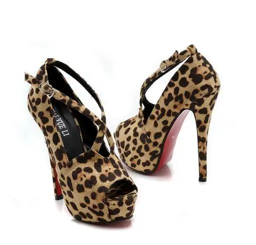 Popular Leopard High Heels-Buy Cheap Leopard High Heels lots from ...