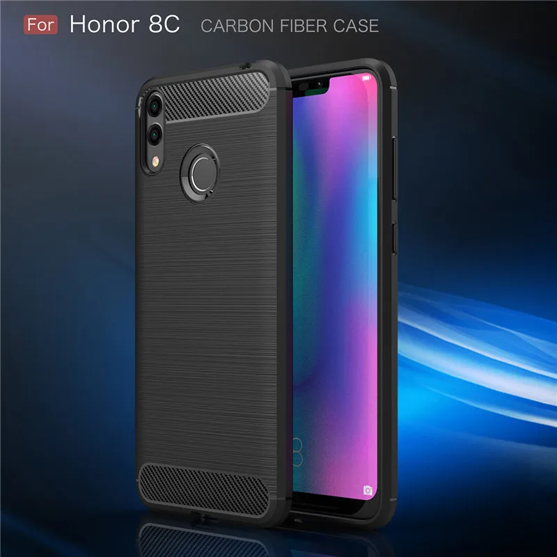 Для Huawei Honor 8C чехол для телефона 6 5 дюймов роскошный ТПУ Силиконовый
