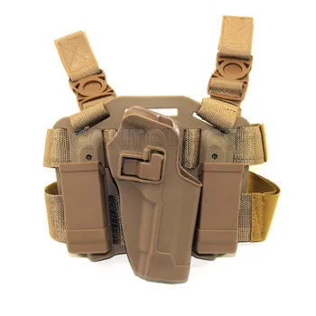 

Tactical M9 Thigh Leg Holster With Two Magazine Holster For Beretta 92 96 Pistol Paintball Airsoft Sport Gun Holster