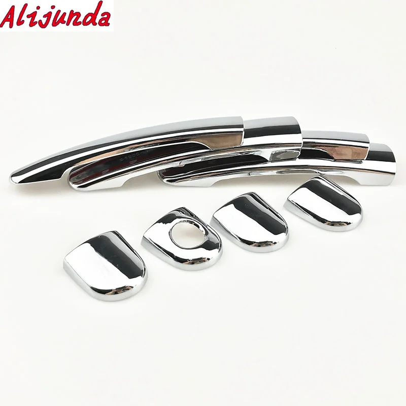 Чехлы Alijunda для VW Polo 2009 2012 Sedan хромированные наружных дверей аксессуары стайлинга