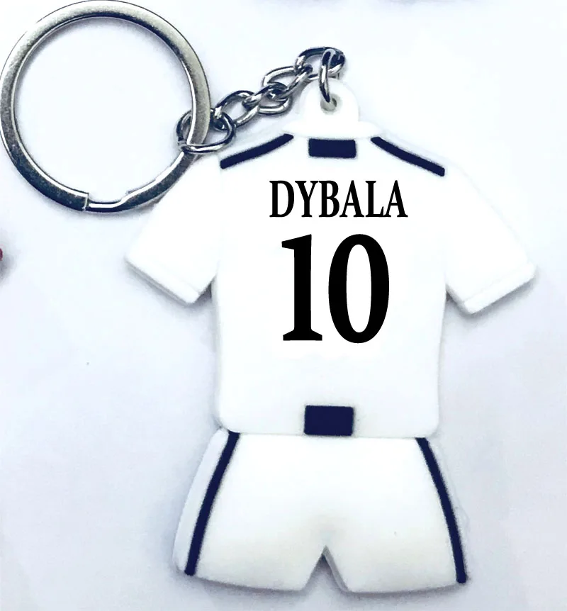 

Paulo Dybala C.RONALDO Messi Football Keychain Gift Men Sport Women Loved Soccer Star Silver Keychains CR7 Fans Toy Bag Holder